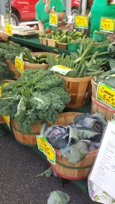 Fresh Veggies at the Farmers Market!